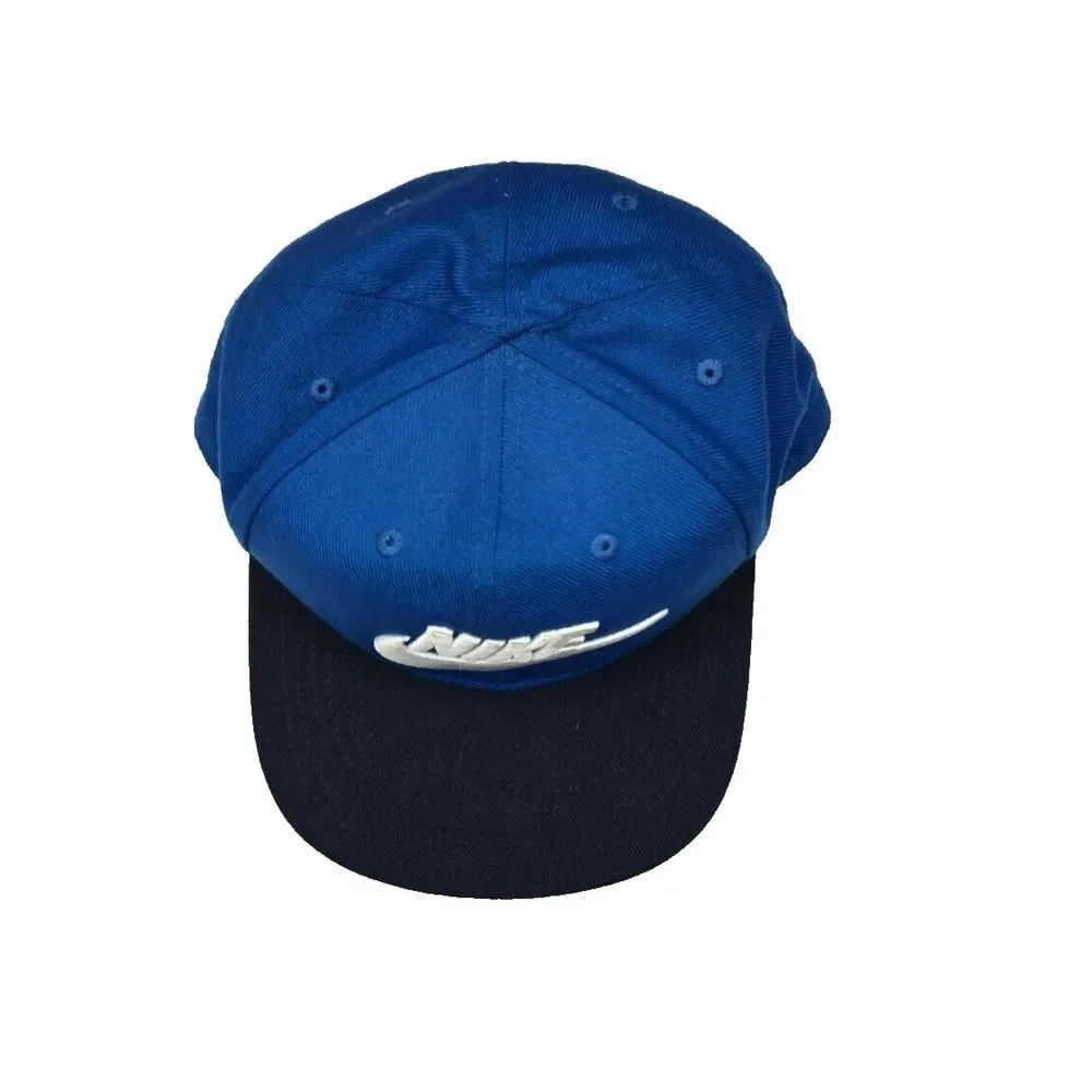 Nike Limitless‎ Spell out Snapback Hat Youth Nike Game Royal Blue & Black 2 Tone